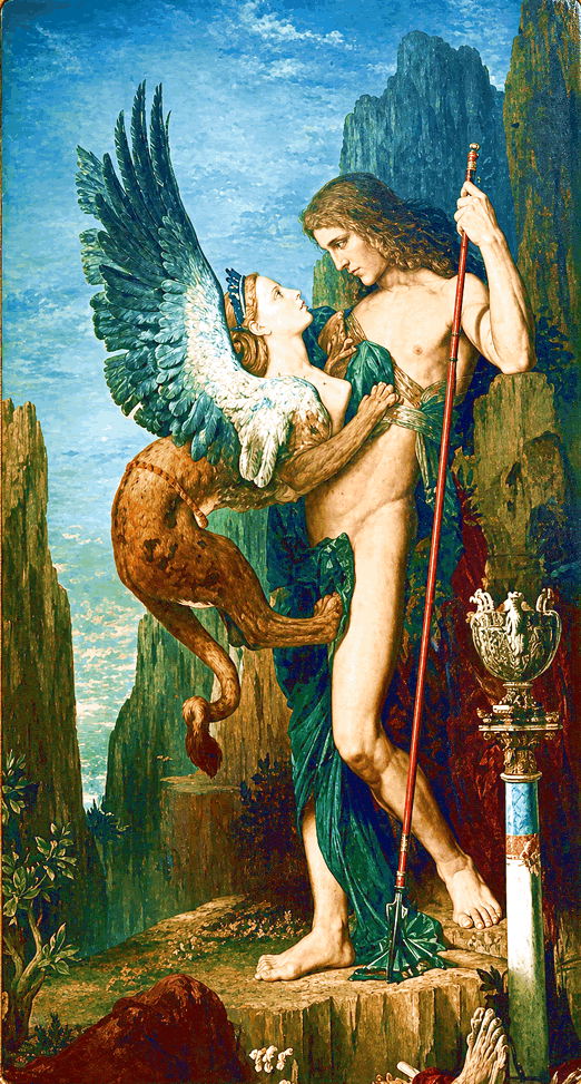 Edipo ante la Esfinge